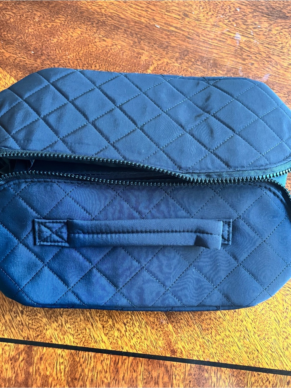Quilted Black Travel Bag